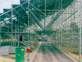 grandstand bleacher structure