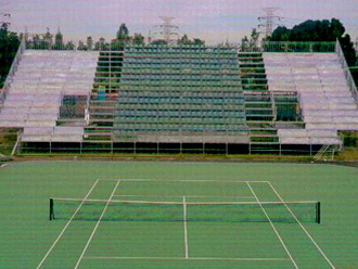 grandstand seating for tennis court